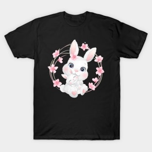 Cute little bunny mother and baby T-Shirt